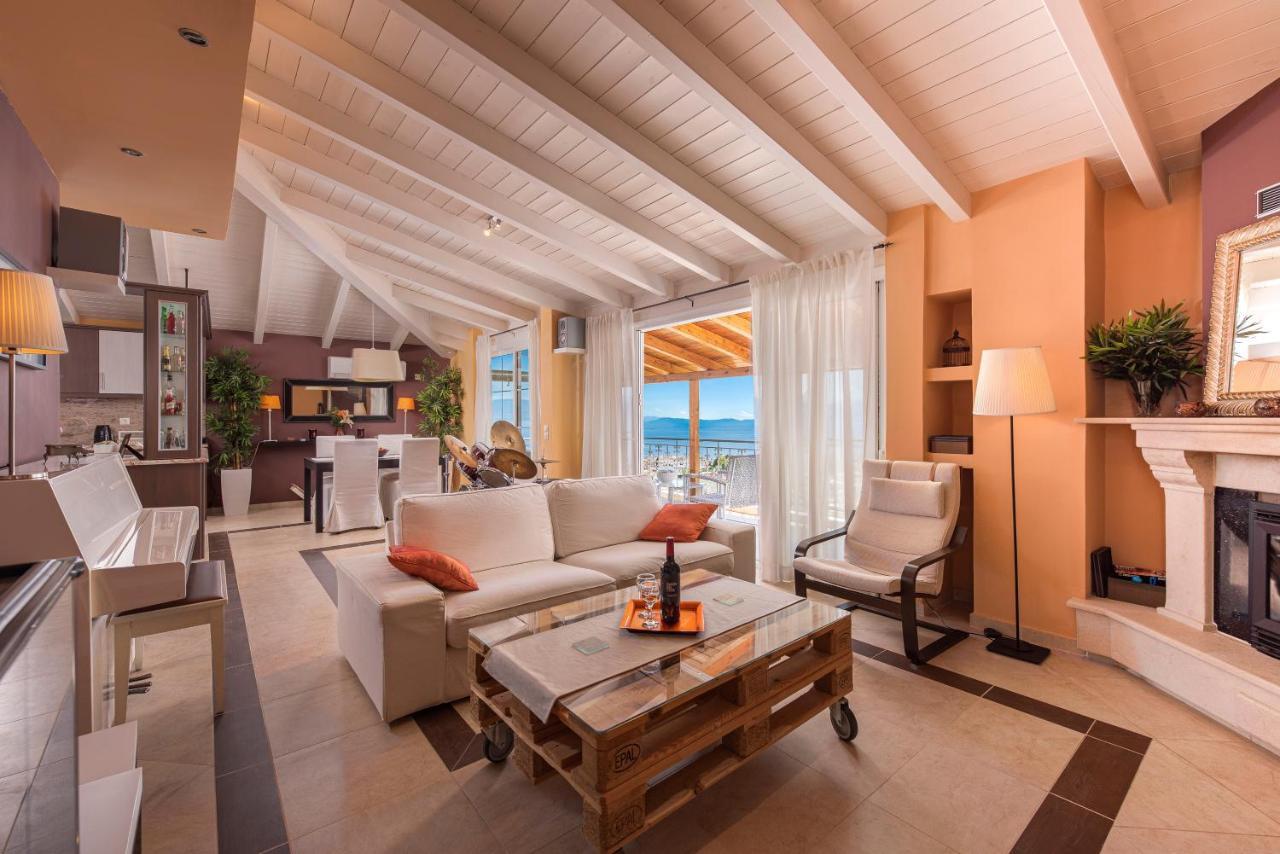 Panoramic View!Penthouse 120Qm Of Sea & Mountain Loutra Edipsou (Evia) Exterior foto